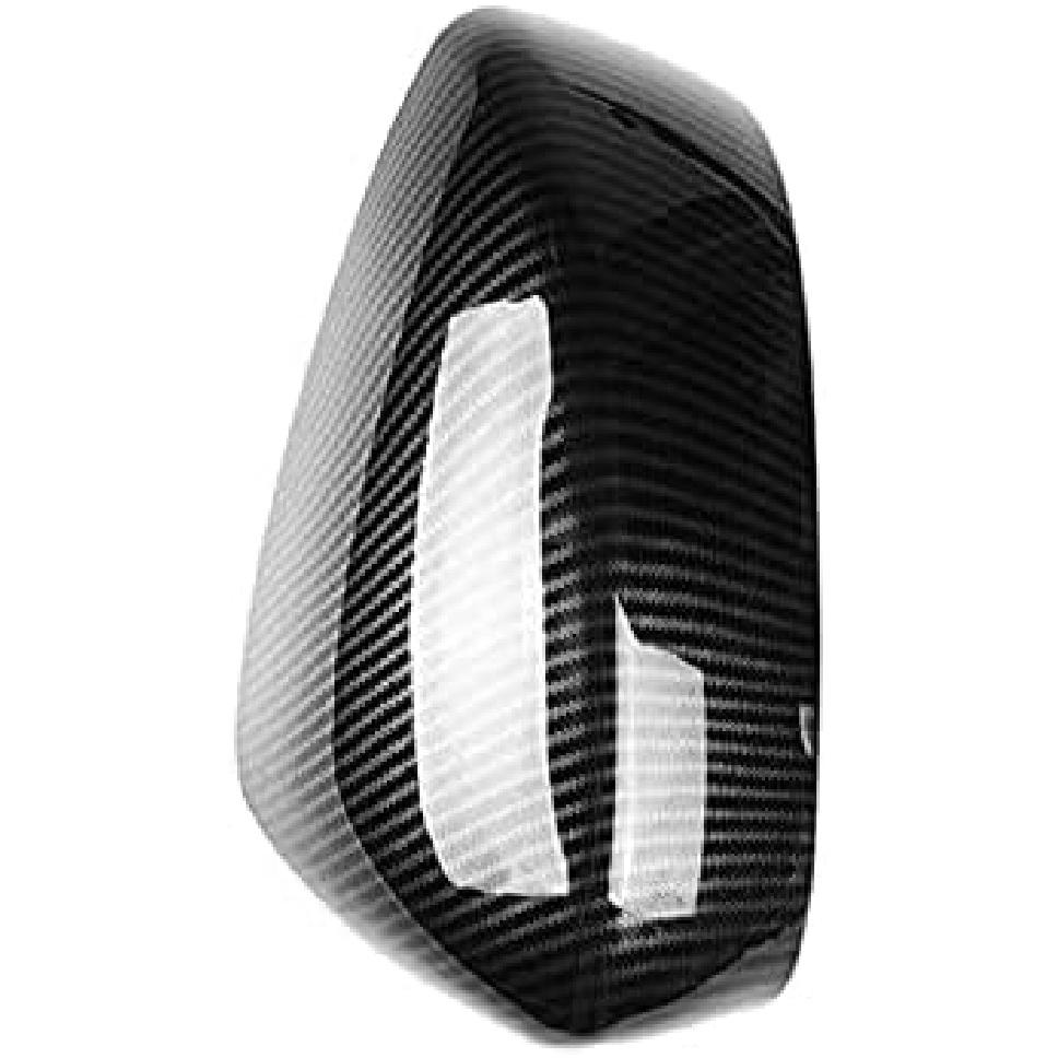 2 Peças Tampas de Cobertura para Espelho Retrovisor Lateral Porta Traseira Acessórios de Acabamento para Mazda 3 Axela 2014 2015 2016 2017 2018 Fibra de Carbono