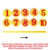 1-10 Number Fruit Tree Cartoon Felt Teaching Aids Free Assemble Color Number Cognitive Tool for School Math Learning School Offi