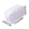 1pc Plaid Bow Pattern Pencil Case, Spacious, Large-Capacity, Fashionable and Portable School Supplies, Back-to-School Essentials