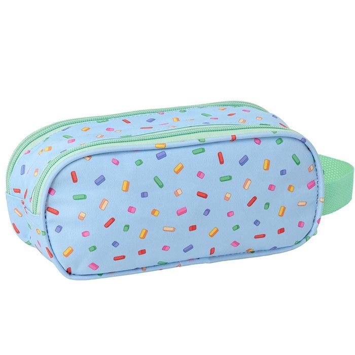 Penál Bluey Modrý 3D 21 CM - 2 přihrádky