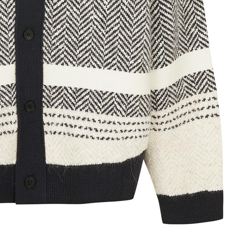 CROQUIS Men's 2025 Spring V-Neck Loose Fit Cardigan Sweater