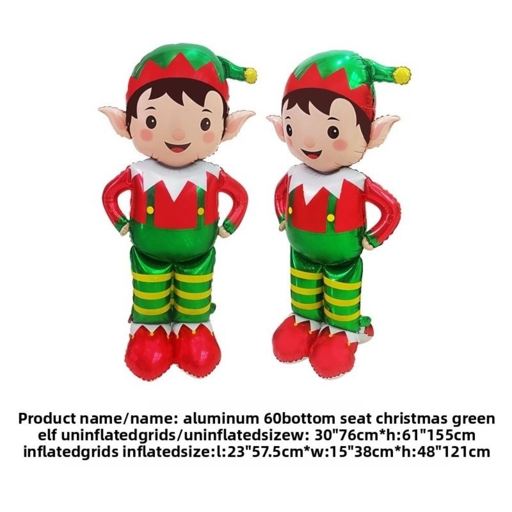 Stehende Weihnachts-Folienballons Lebkuchenmann Weihnachtsdekoration Partyzubehör