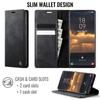 Für Samsung Galaxy S20 FE Hülle CASEME 033 Serie RFID-Blockierendes Portemonnaie Ständer Kalbsleder Textur Leder Handyhülle