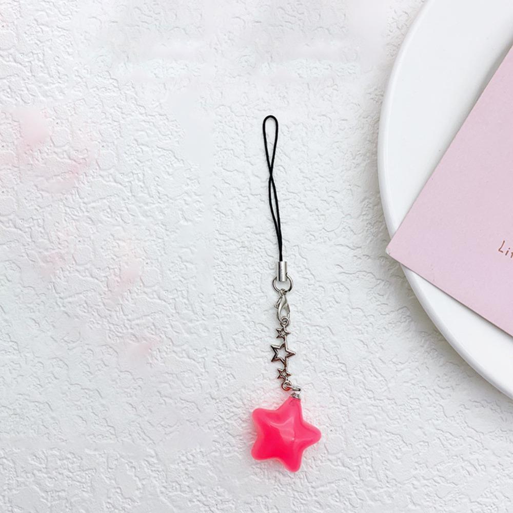 Star Phone Hanging Rope Pendant Mobile Phone Chain Fashion Star Phone Strap  Girl Jewelry
