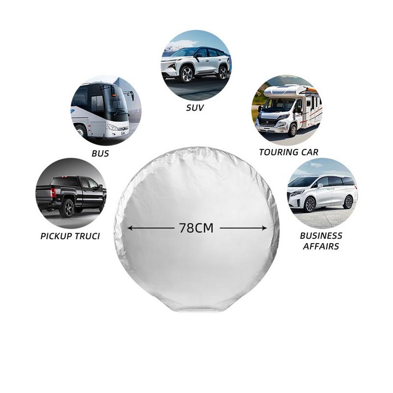 Kryty pneumatik pro průměr pneumatik 27-31 palců Kryt na pneumatiky automobilových kol Ochranný kryt pneumatik vozidla Příslušenství vozidla