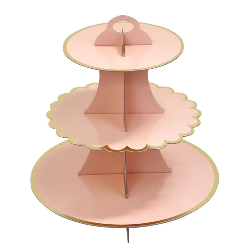 Buy 3 Tier Cake Stand Afternoon Tea Wedding Plates Party Display Rack ...
