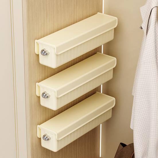 1/2Pcs Underwear Socks Storage Box Wall-Mounted Multiple Compartments Anti Dust Storage Boxes Socks Organizer