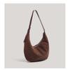 IELGY Frosted Classic All-Match Dumpling Bag Large-Capacity One-Shoulder Canva