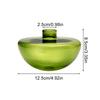 1PCS Half-Moon Shaped Decorative Bowl Creative Multi-functional Blue Aroma Diffuser Bottle Colorful 12.5x8.5cm