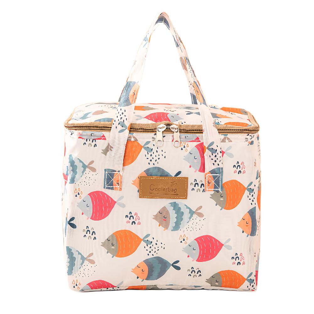 

Кемпинг Путешествия Удобные Сумки для Пикника Новое Хранение Ланч-бокс Дорожная Сумка-холодильник Большая Вместимость Термосумка Водонепроницаемая Складная Корзина для Еды Практичное Использование