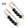 Neckline Fixation Clip 2Pcs Faux Pearl Waist Tightener for Pants, Reusable Cincher Pin Invisible Button Loose Jeans, No Sewing Waistband Skirts Jeans