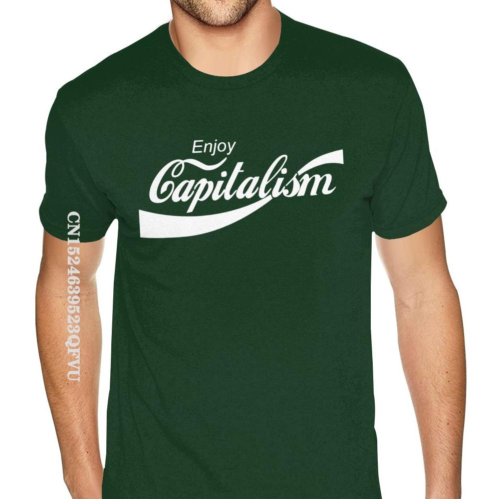Limited Enjoy Capitalism T-Shirt Lustiges Parodie T-Shirt T Marx T-Shirt Übergroßes T-Shirt Mann Gothic-Stil Anime T-Shirt Rabatt