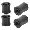 2Pcs Plastic Billiard Cue Joint Protectors Black Pool Cue Stick Joint Protectors Billiard