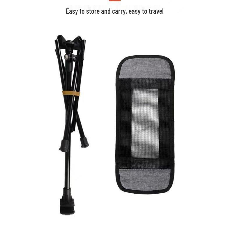 Portable Folding Telescopic Moon Chair Footrest for Camping and Reclining