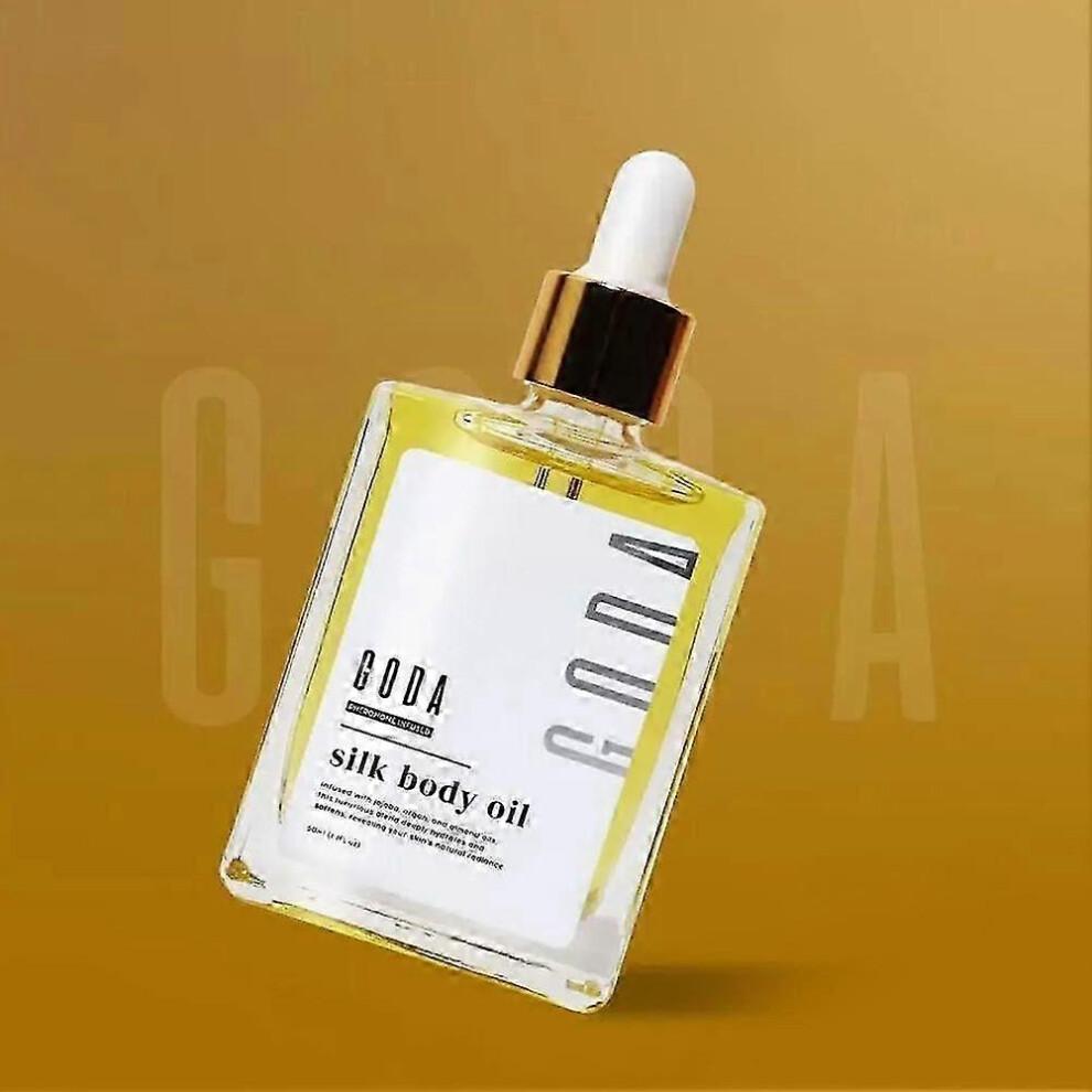 Óleo Corporal de Seda GODA, Óleo de Perfume Goda, Óleo para Banho e Duche Pele Suave e Hidratada