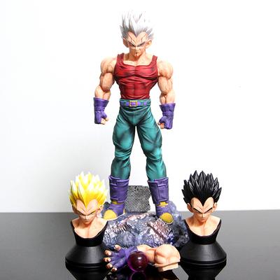 Figure di Vegeta GT Disponibili Dragon Ball Super Saiyan Statua Modello Statico Multiple Sculture Testa Intercambiabili Giocattolo Regalo Sorpresa