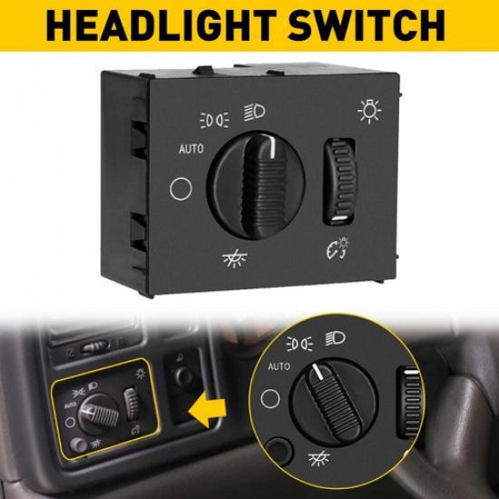 For Chevy Silverado GMC Sierra Yukon 2003-2007 Headlight Switch Headlamp Dimmer