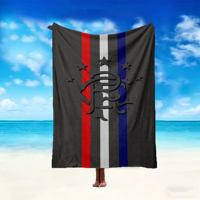 1pz Coperta Rangers FC Facile da Curare, Perfetta per Divano, Letto, Casa, Viaggio e Altro, Coperta Stampata Calda e Durevole