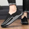 Canvas shoes men's new summer breathable deodorant running casual lazy one-pedal sports shoes men's old Beijing cloth shoes