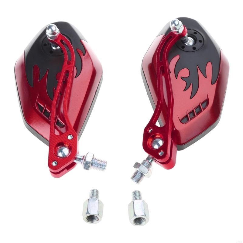28GC Universal Aluminum Motorcycle Handlebar Rear View Mirrors Anti-glare Mirrors