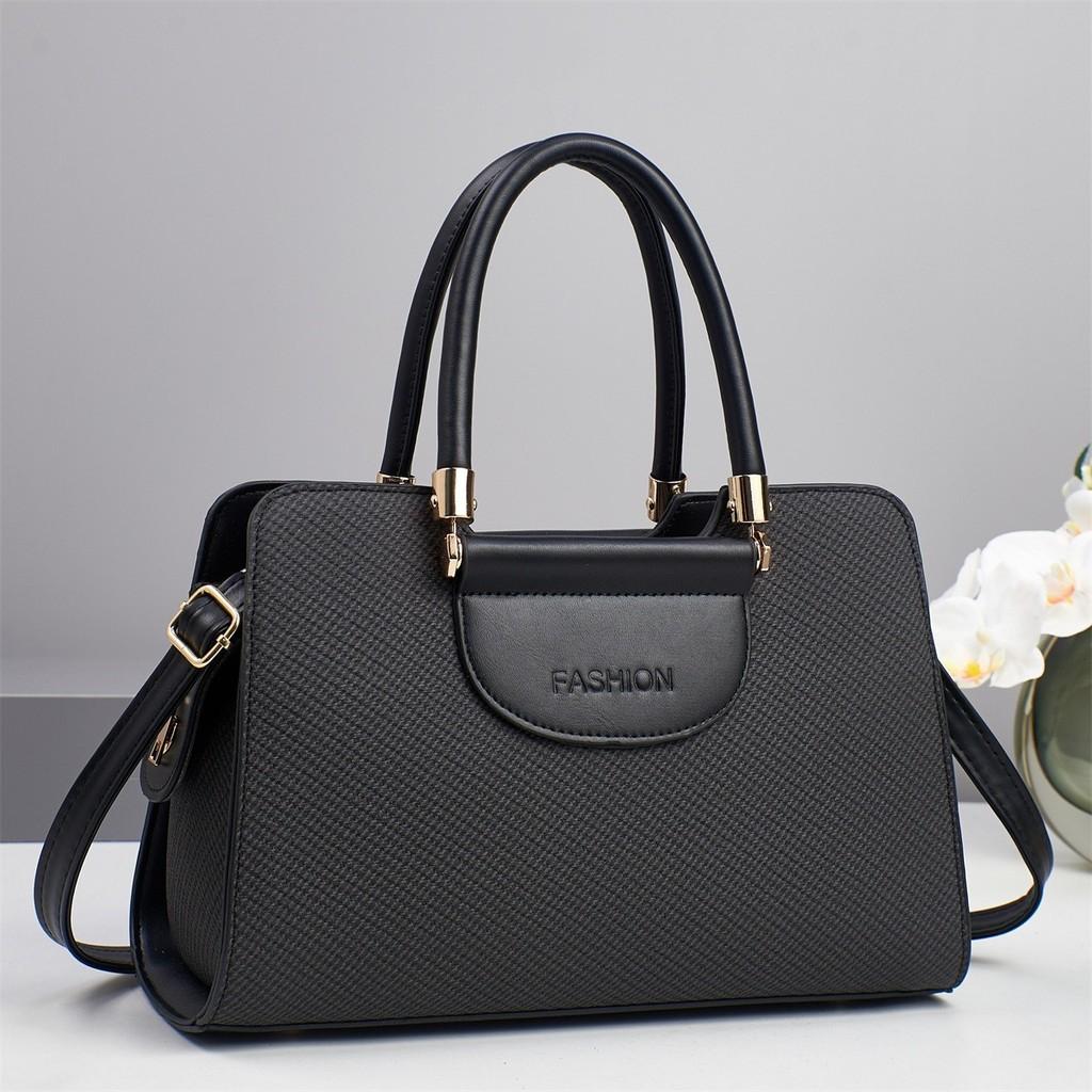 Urban Minimalist Pu Handbag With Large Capacity For Daily Use