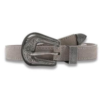 Doffsept Suede Western Belt In Grey