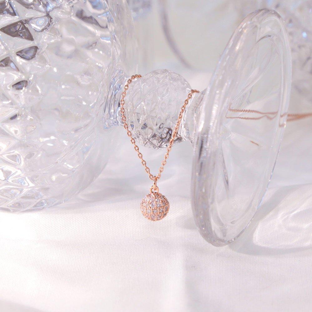 Dieuamour 14Kgp Bergé Necklace Rose Gold