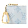 Louis Vuitton Coated Canvas Coin Purse Key Pouch Small Women's Blue M27674