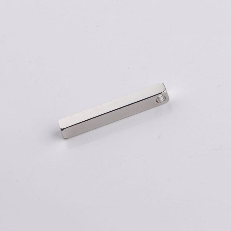 

3D-зеркало с закругленными углами, нержавеющая сталь, с возможностью гравировки своими руками, 5x35 мм, отверстие 3 мм 5x35mm