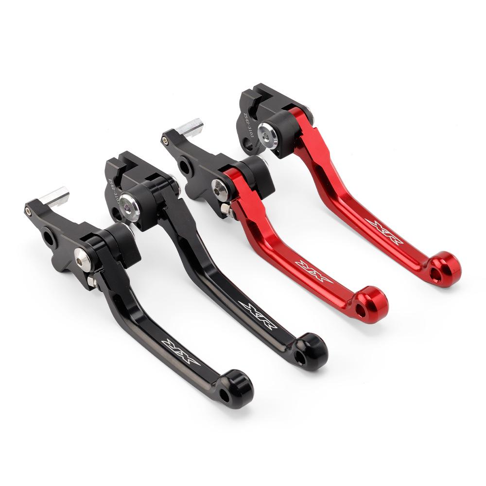 Honda XR650L/XR150L Rally Short Brake & Clutch Levers Bent Horn Version