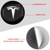 Autoaufkleber 2025 Heiß 4 Stück Auto Logo Radnabendeckel Aufkleber Für Tesla Model X Y Model S modell 3 SUV Y-Eur Version Roadster Embl