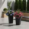 Donica Porto Riflo Czarna H36X19X19 Cm