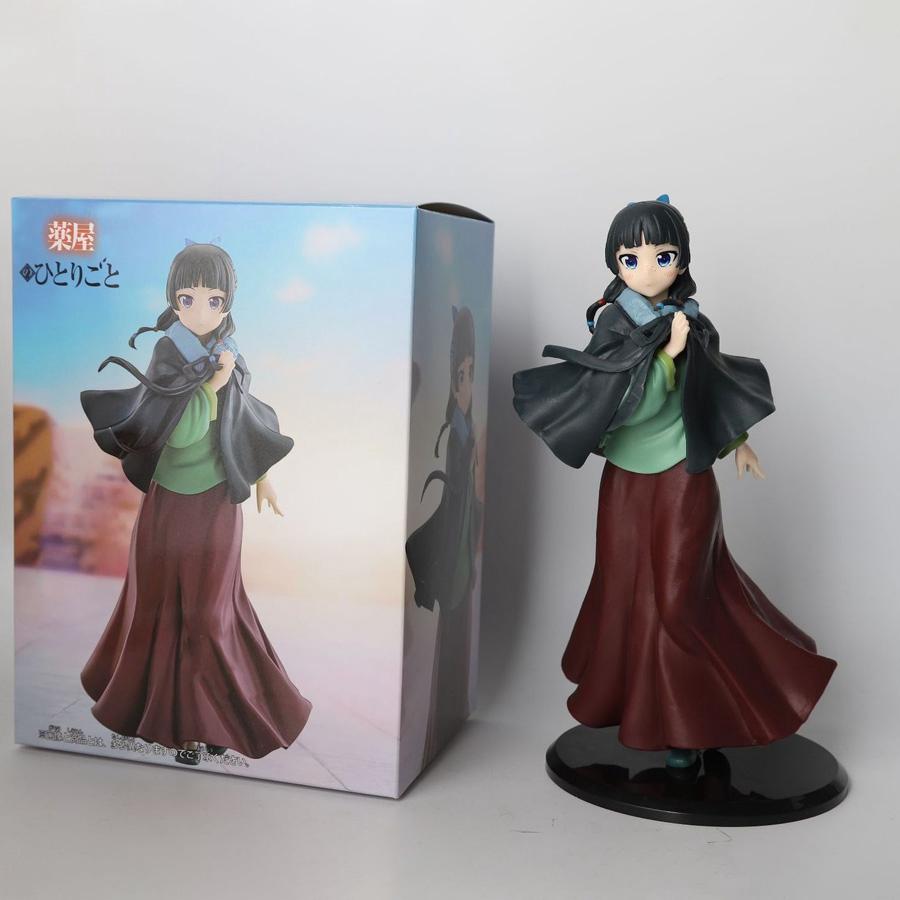 21cm Kusuriya no Hitorigoto Anime Model Cloak Maomao Action Figure Cute Jinshi Figurine Room Decoration PVC Set Toys