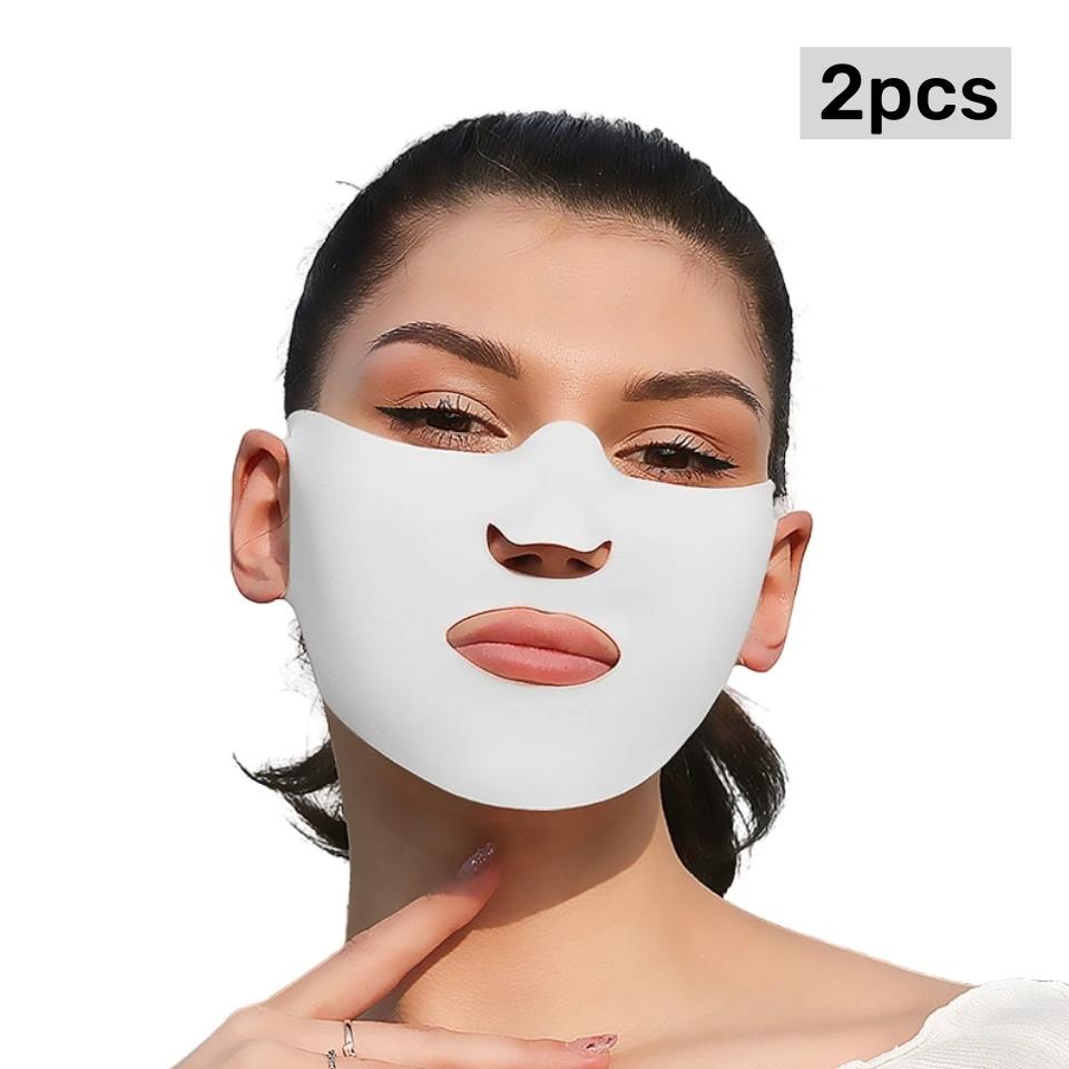 2pcs/lot Summer Outdoor Golf Sun Protection Patches Facial Cooling Golf Hydrating Patches UV Protection Care Mask Sunscreen Skin