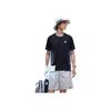 Anta Outdoor Series Sport Casual Simple Spliced Round Neck Pullover Loose Short Sleeve T-Shirt Men Tops Basic-Black 952526103-3