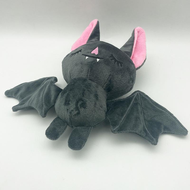 Halloween Plushies Mini Lavender Sleepy Bat Plush Toys Cute Cartoon Skeleton Cat Pillow Soft Ghost Models Halloween Kids Gifts