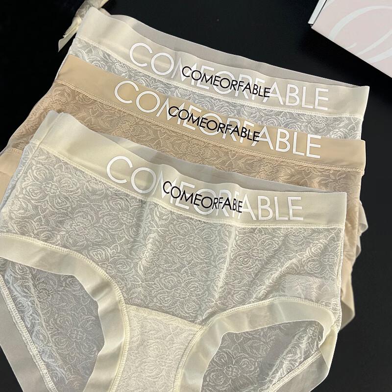 

Женские дышащие кружевные боксеры-слипы средней посадки Fenteng Kean XL