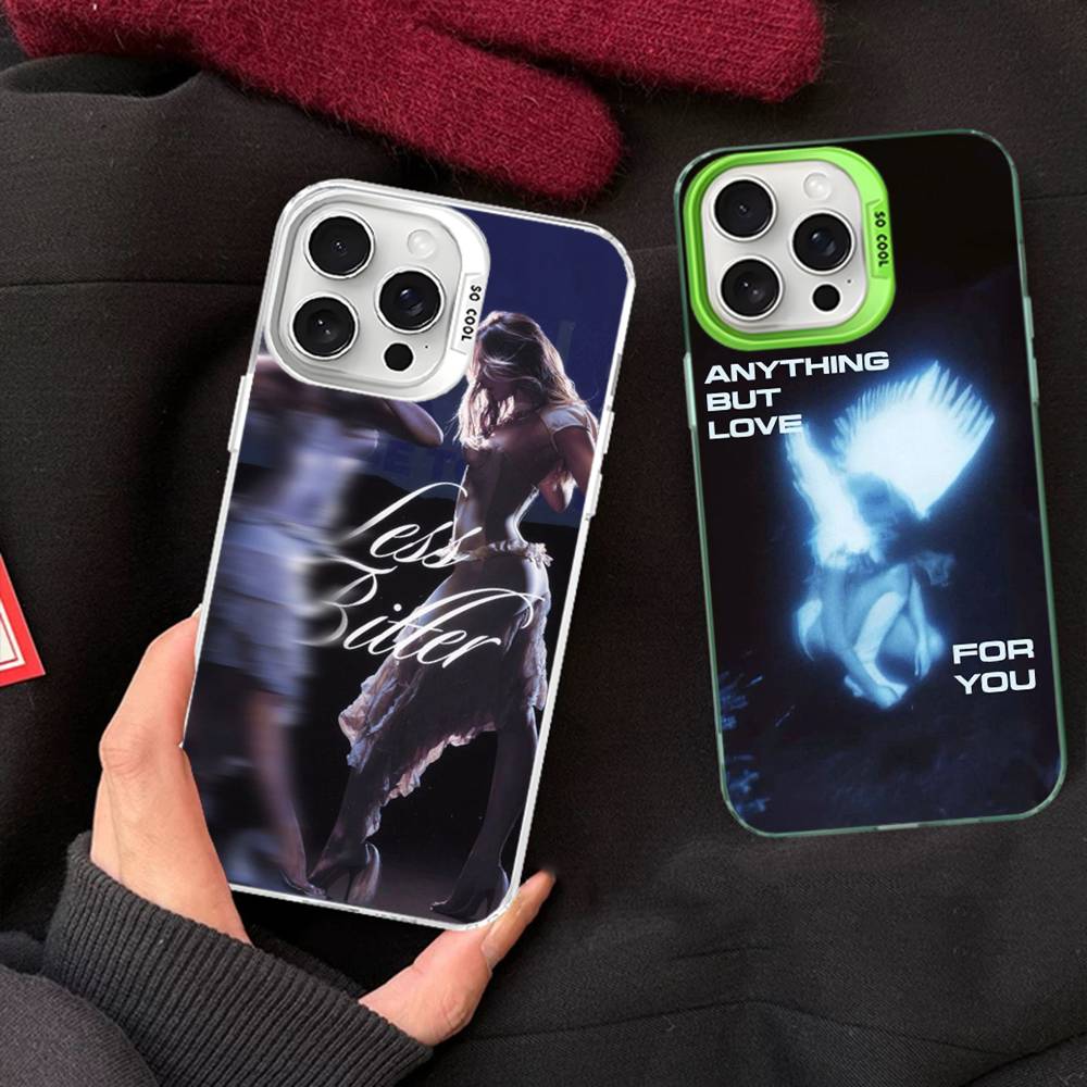 Singer Tate McRae Phone Case For iPhone 16 15 14 13 12 11 Pro Max 17 Plus Colorful Cover