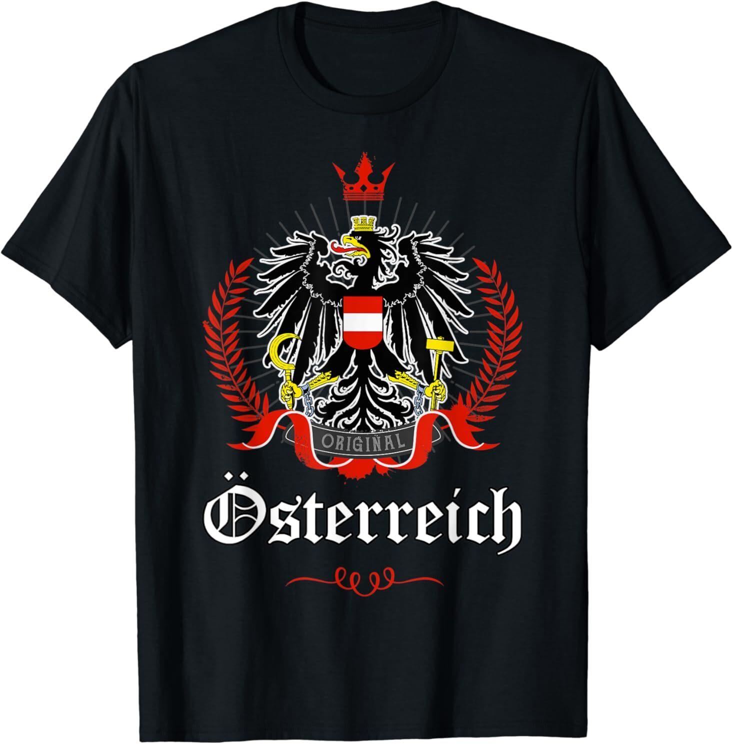 NEW LIMITED Austria Eagle Coat of Arms Gift Austrian Man Woman T-Shirt S-3XL S