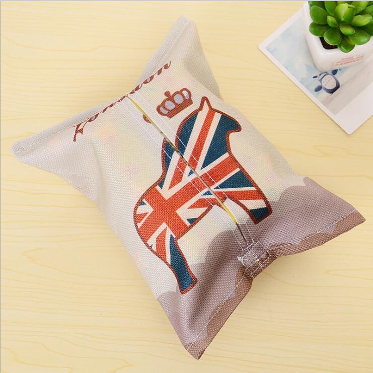 

Чехол для коробки с салфетками из ткани с рисунком из мультфильма, держатель для салфеток, чехол для салфеток с милым кроликом, медведем и животным, чехол для сиденья