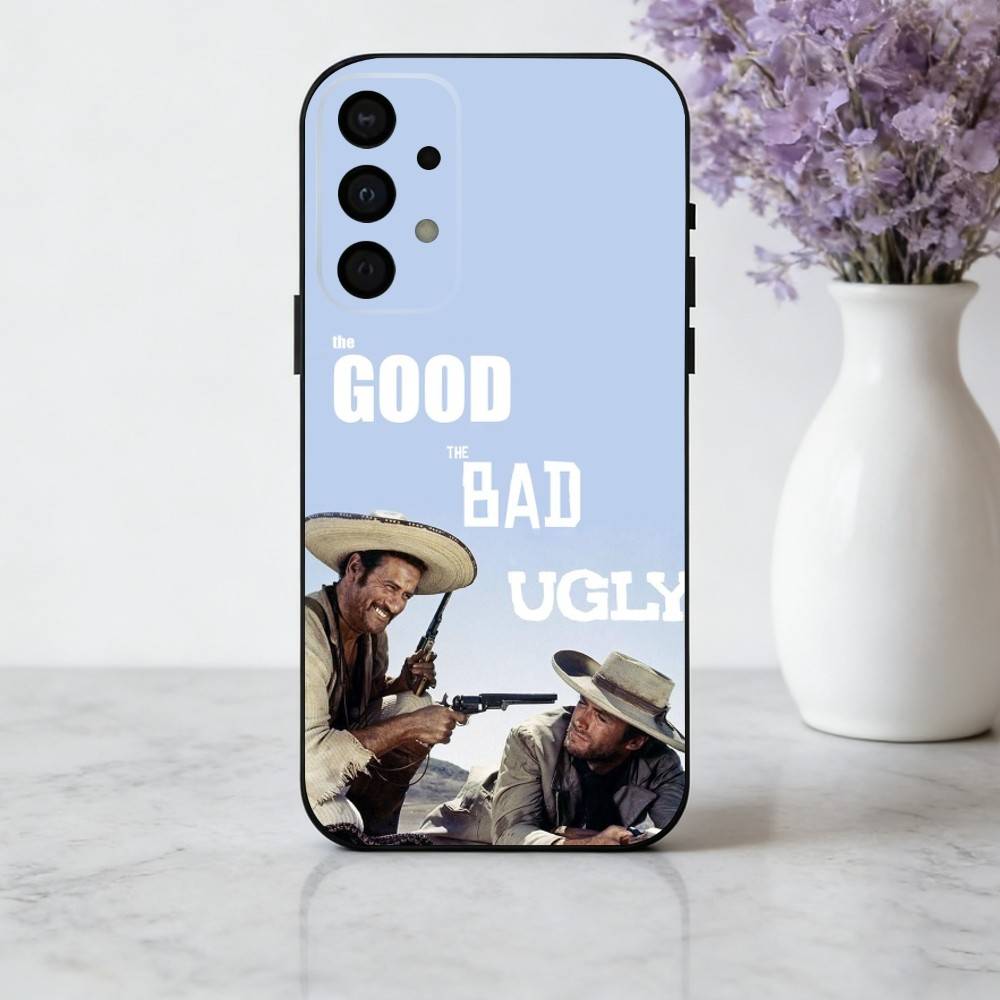MOVIE T-The G-Good the Bad and U-Ugly Phone Case For Samsung Galaxy A73,A72,A71,A70,A53,A52,A51,Soft Silicone Black Cover
