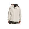 Under Armour Solid Color Casual Waffle Hoodie Long Sleeve Sweatshirt Men Tops White 1302362-110