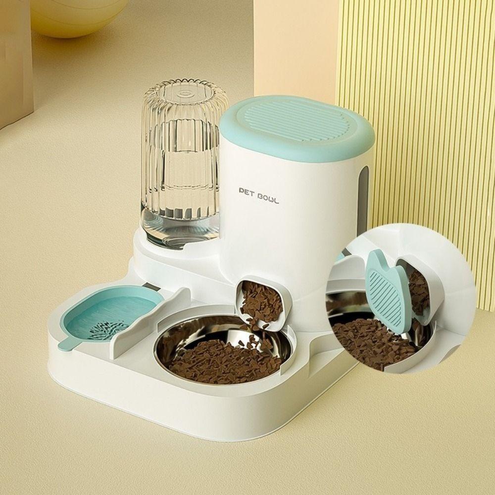 Separate Design Pet Integrated Feeder Large Capacity Automatic Cat Water Feeder  Home