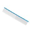 Pet Comb Stainless Steel Teeth Straight Comb Removes Knots and Tangles for Dogs and Cats19cm Blue