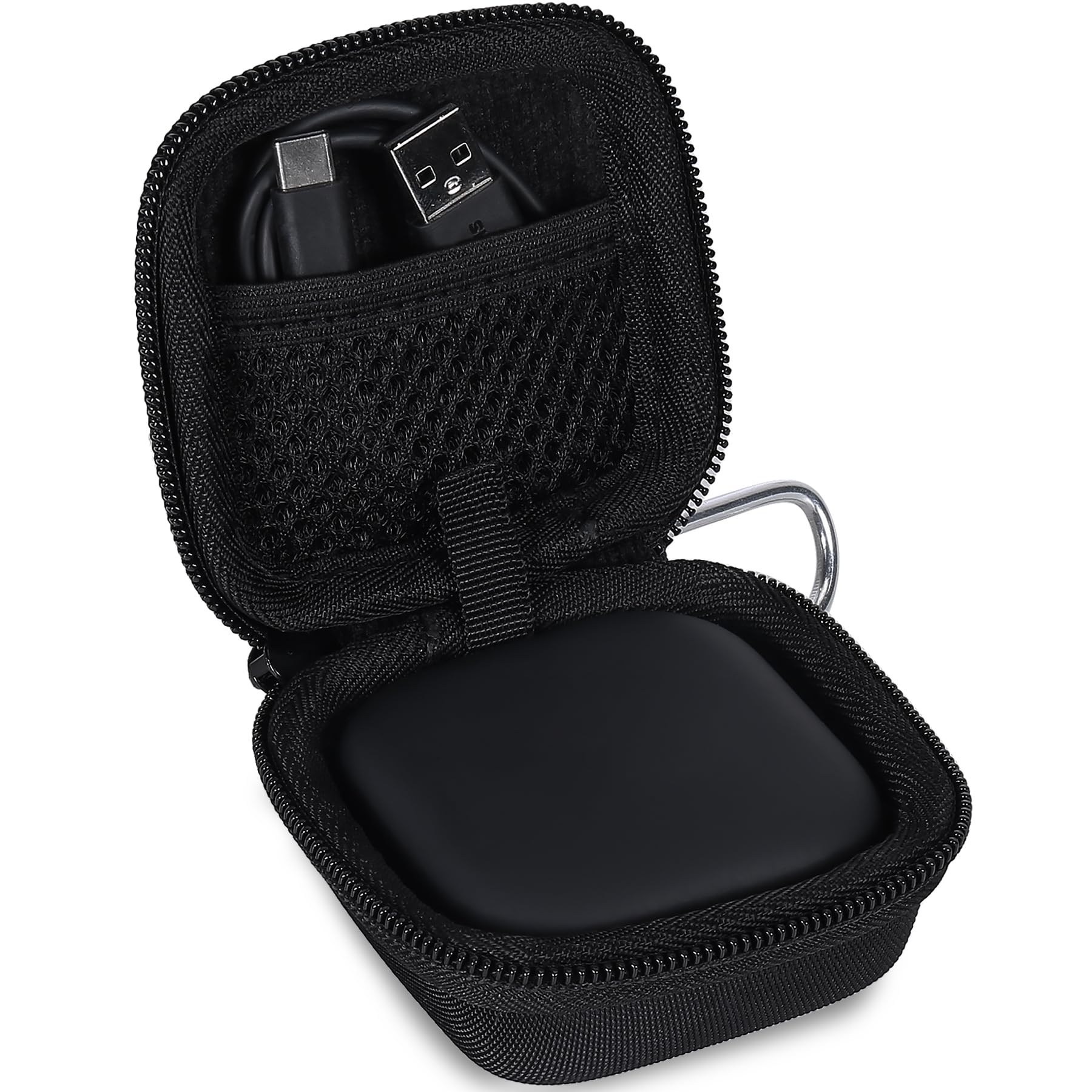 

Наушники Storage Shokz OpenFit Open Ear, совместимые с беспроводными черными [чехол co2CREA] 2/OpenFit Air/OpenFit Earphones, (Только случай) чёрный