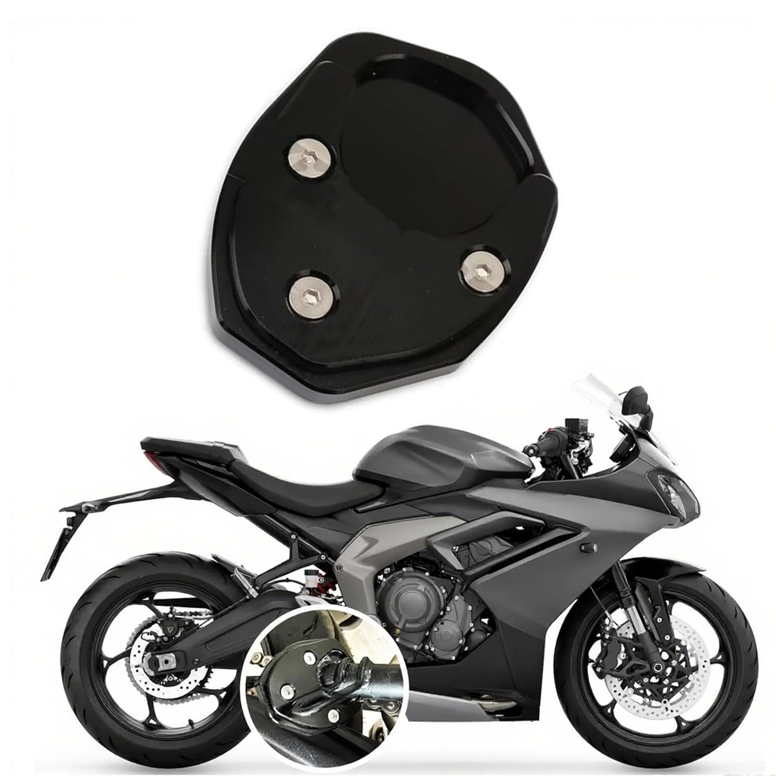 Для Daytona 660 Daytona 660 Daytona 660 Daytona 660 Daytona 660 2024 Мотоцикл ЧПУ чёрный
