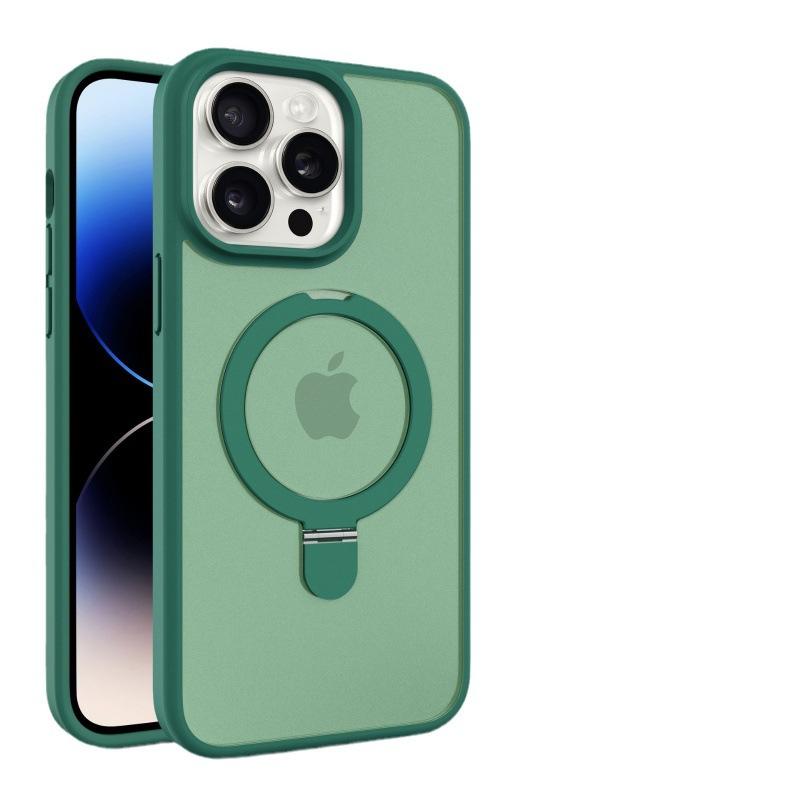 Popular Applicable iPhone18 Magnetic Bracket Mobile Phone Case Apple 17 Skin Sensing Lens Film Protective Case