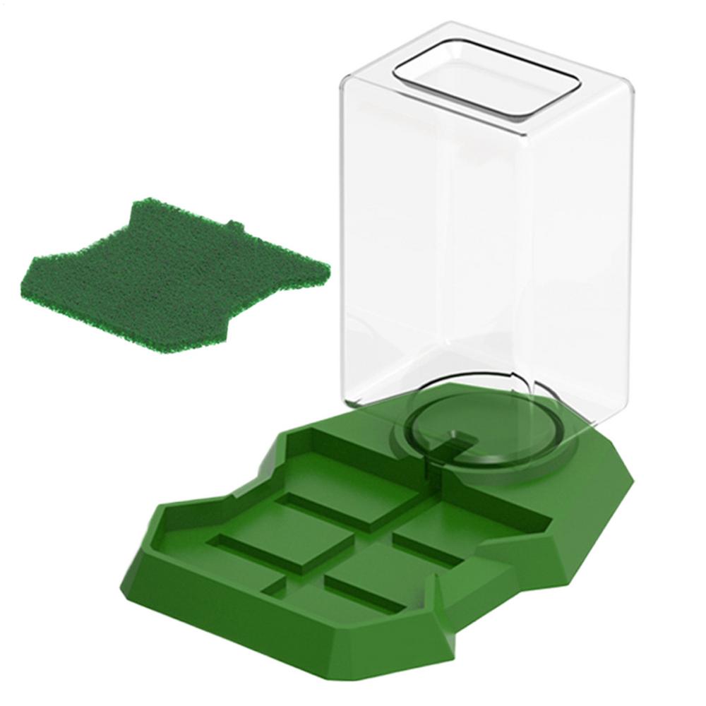 Reptile Water Bottle Automatic Reptile Water Dish With Bottle Tortoise Turtle Water Dispenser Lizard anti drowning water feeder