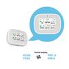 A74E-Tuya Wifi 10-In-1 Air Quality Monitor AQI/CO₂/TVOC/HCHO/PM2.5/PM1.0/PM10/Temp/Humidity/Time Indoor Tester