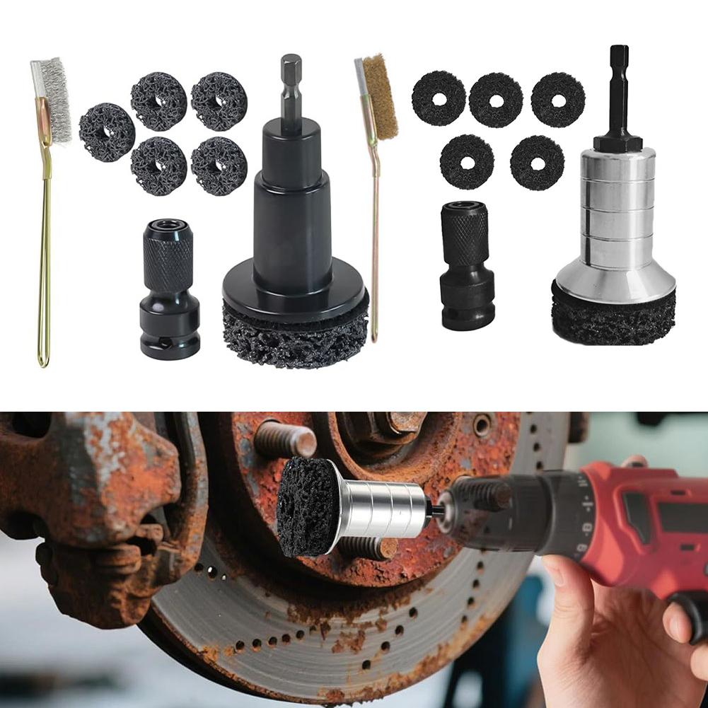Rotors and Hub Cleaning Disc Set Designed for Efficient Rust Removal Without Compromising Bolt Thread Integrity